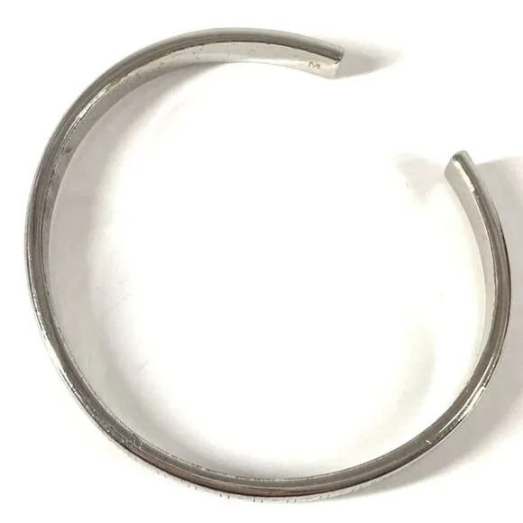 Dior Bracelet Cannage Logo Metal Silver - Picture 8 of 9